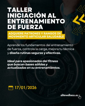 INICIACIÓN AL ENTRENAMIENTO DE FUERZA EN SALA DE FITNESS