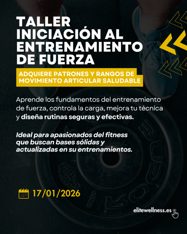 INICIACIÓN AL ENTRENAMIENTO DE FUERZA EN SALA DE FITNESS