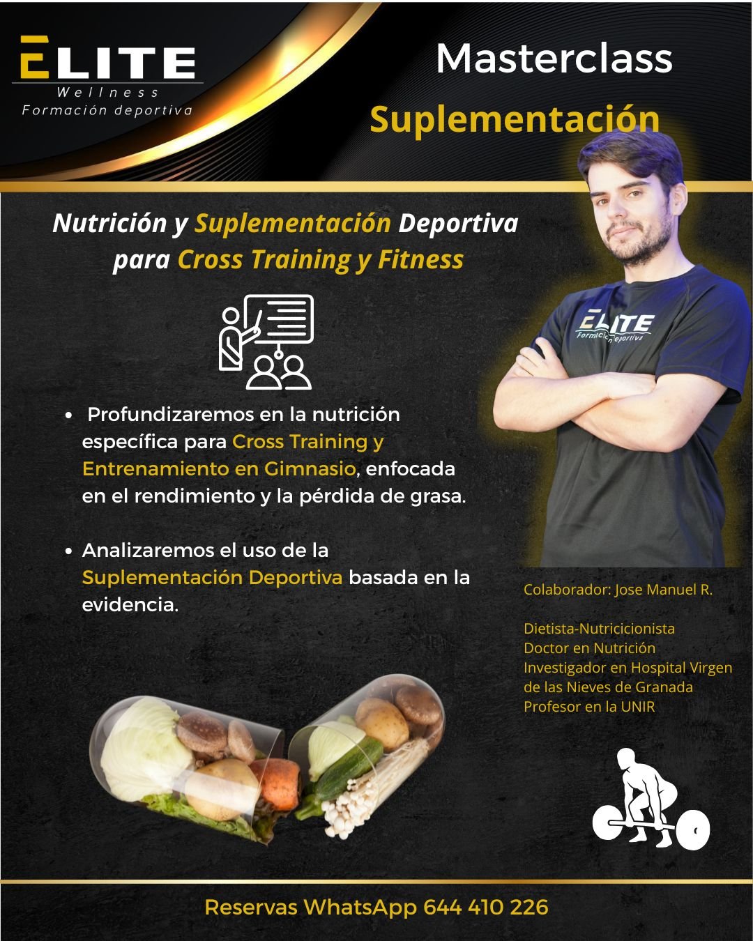 Nutrición d2 masterclass elite wellness