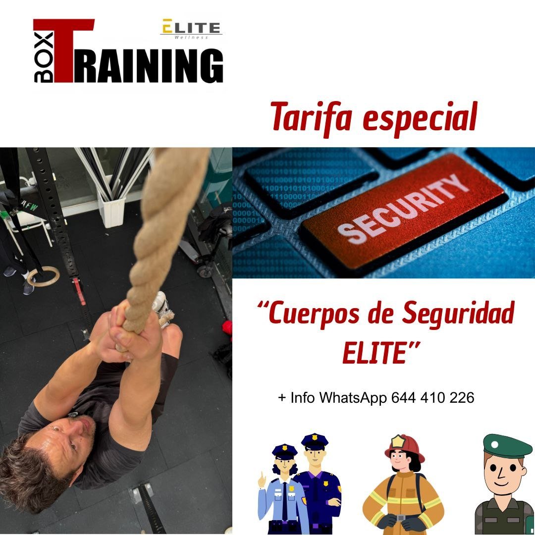 tarifa especial cuerpos de seguridad elite wellness box training