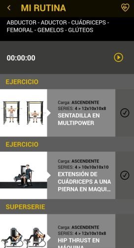 rutina entrenamiento elite wellness
